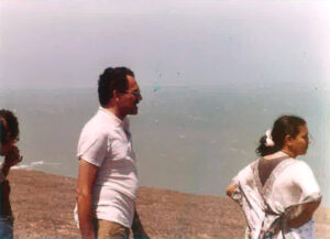 Iracema e Zé Maria em Jericoacoara no início dos anos 80.